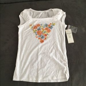 Girls Guess white blouse